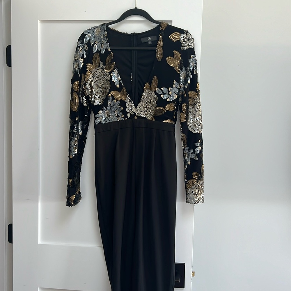Missguided sequin jumpsuit